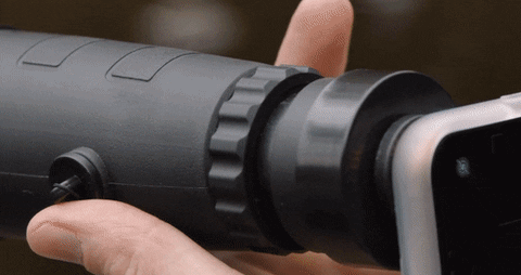 600x-Monokular mit Ultra-Zoom — HD-Objektiv, leicht