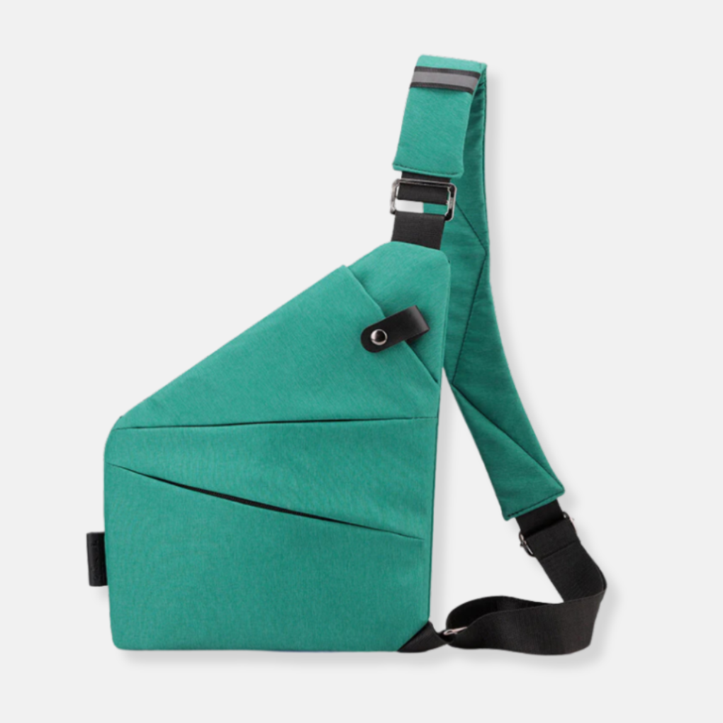 Organizator crossbody — Fermoare ascunse, protecție RFID, hidrofug