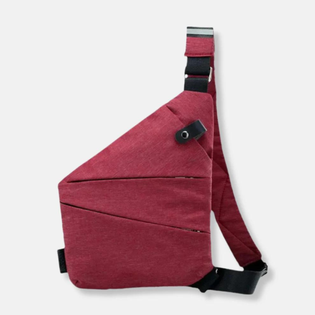 Organizator crossbody — Fermoare ascunse, protecție RFID, hidrofug