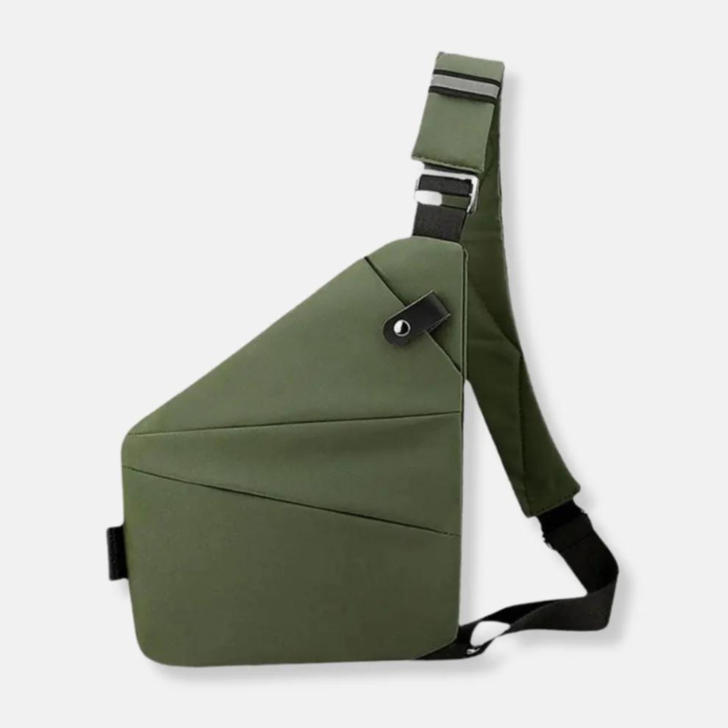 Organizator crossbody — Fermoare ascunse, protecție RFID, hidrofug
