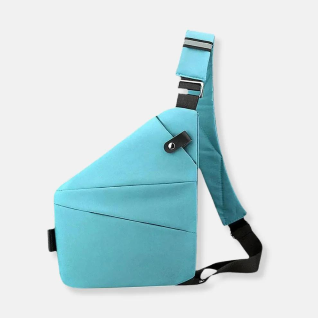 Organizator crossbody — Fermoare ascunse, protecție RFID, hidrofug