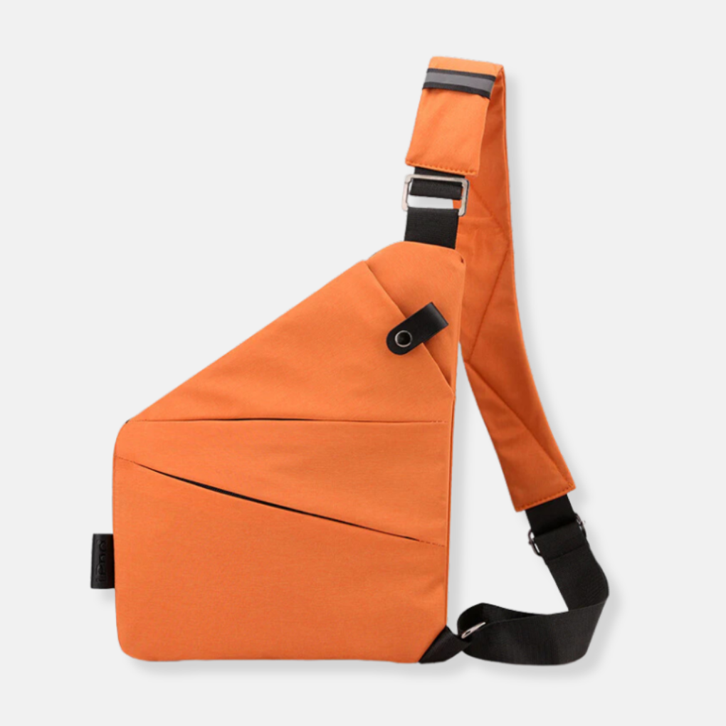 Organizator crossbody — Fermoare ascunse, protecție RFID, hidrofug