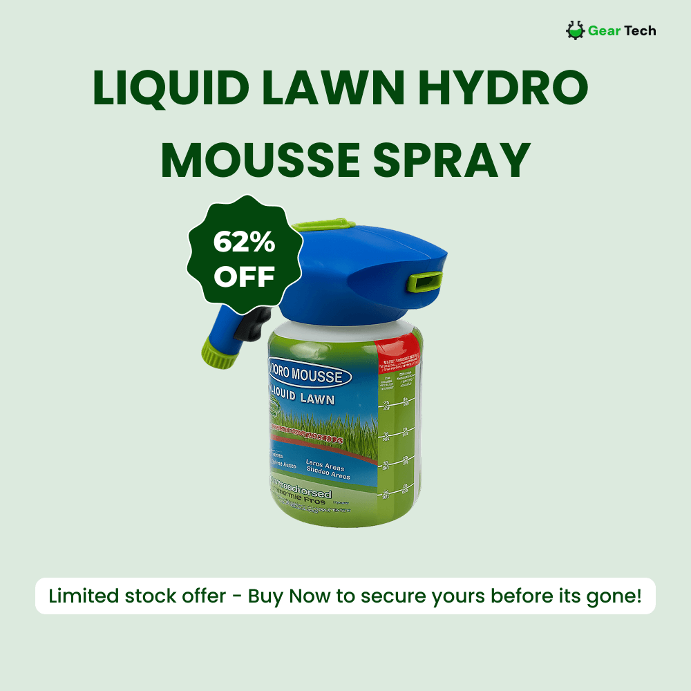 Liquid Lawn Seed Sprayer — Spray-On Lawn Repair System