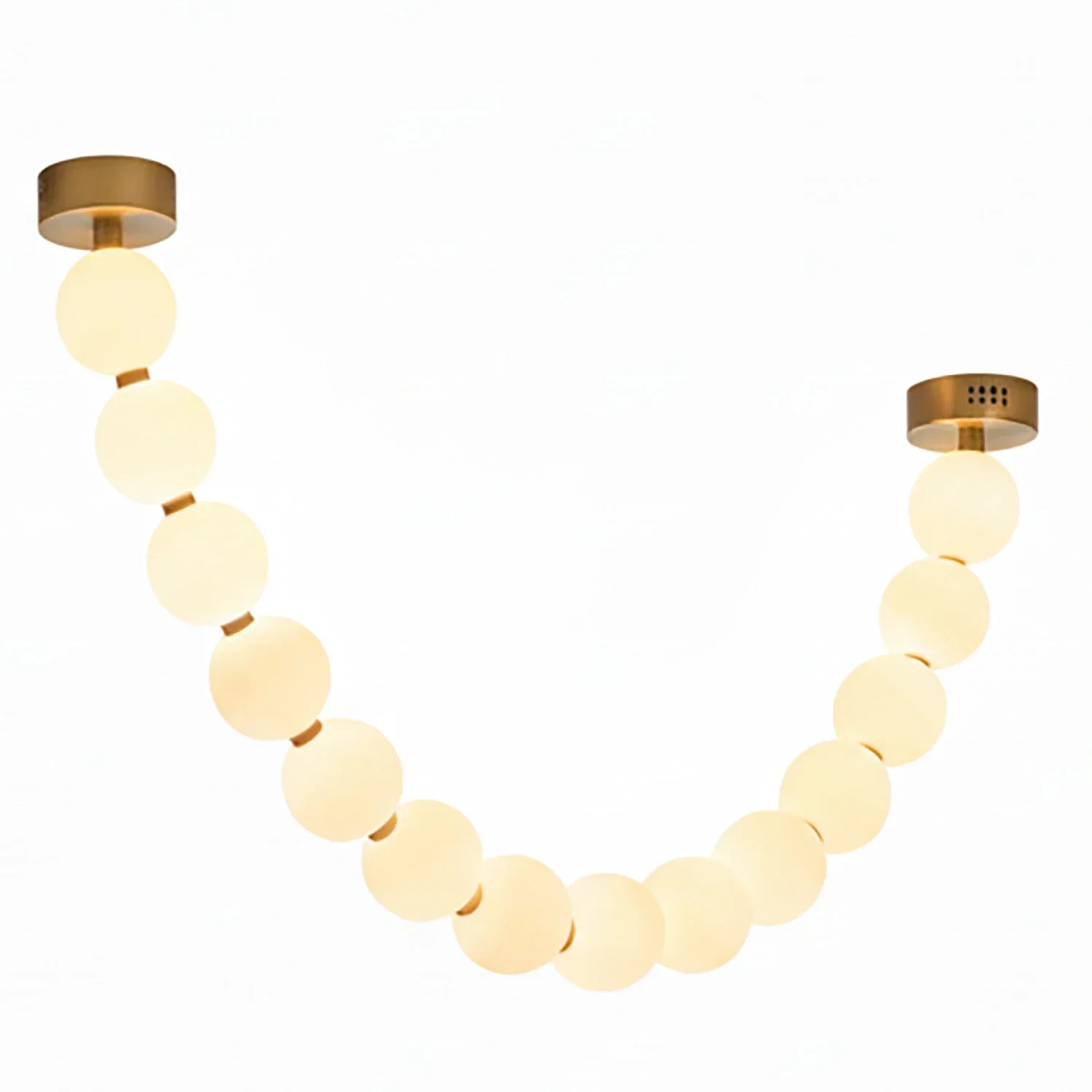 Dazzling Pearl Necklace Chandelier | wildoxy