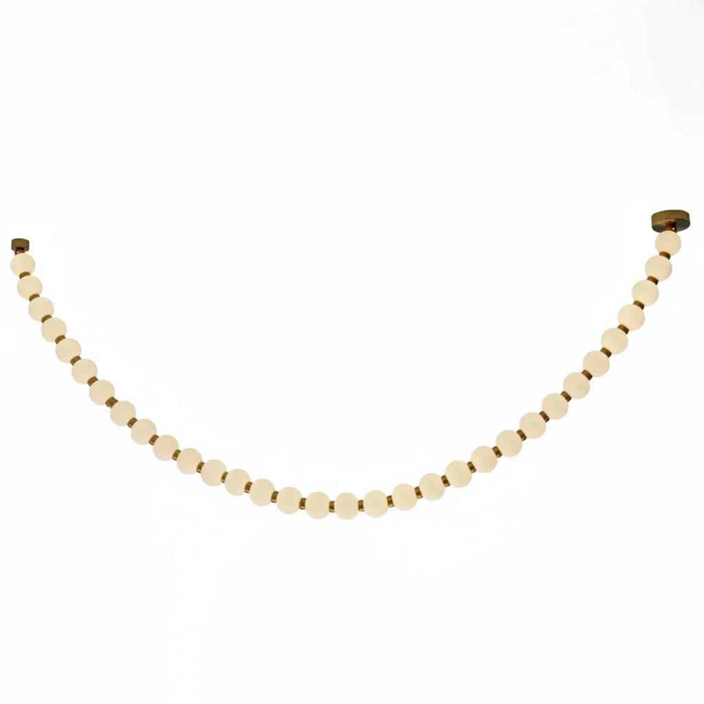 Dazzling Pearl Necklace Chandelier | wildoxy