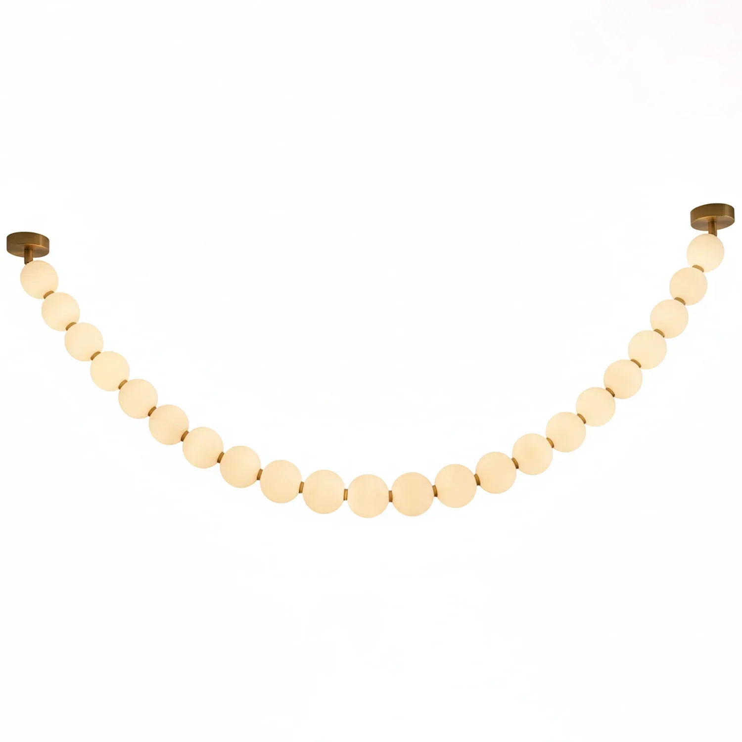 Dazzling Pearl Necklace Chandelier | wildoxy