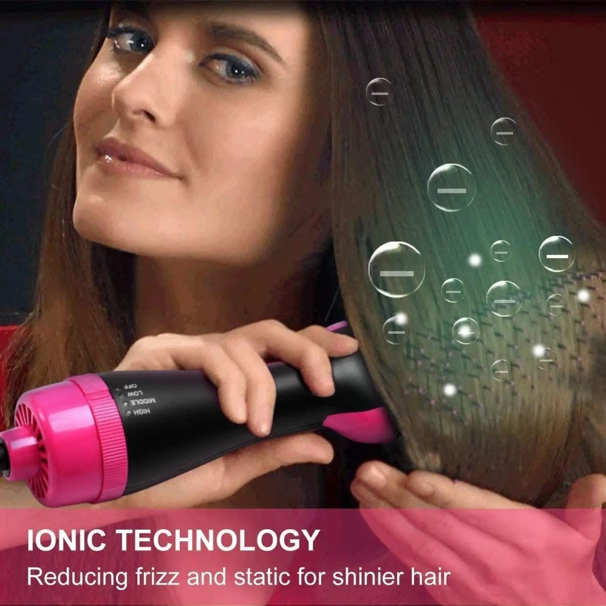 NovaFlex 4-In-1 Hair Dryer And Straightener — Single-Pass Drying, Volume And Shine Finish