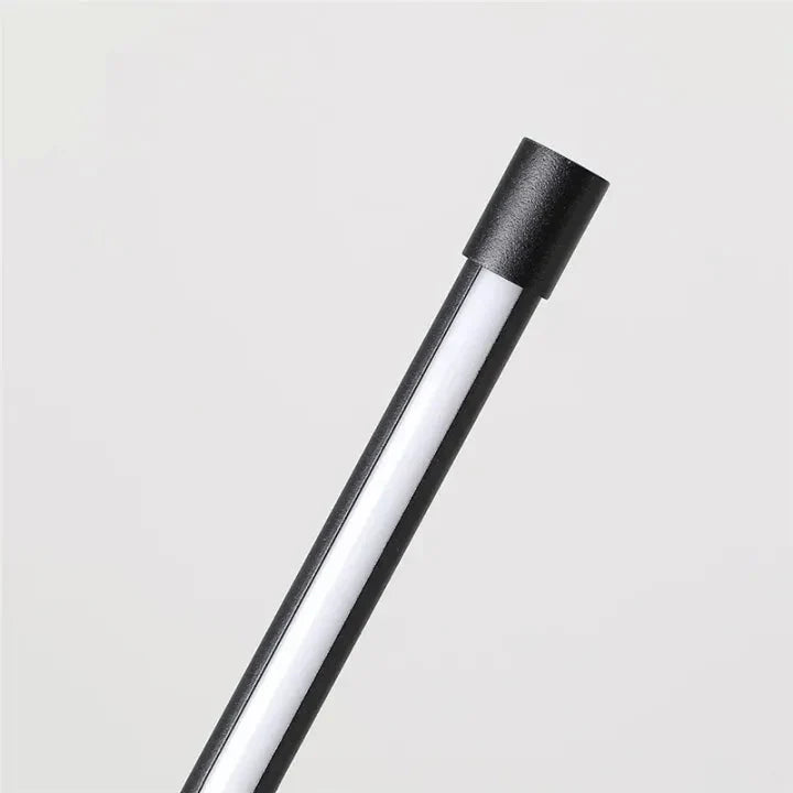 142cm Aluminum LED Corner Lamp — Dimmable, Remote, 3 Colors