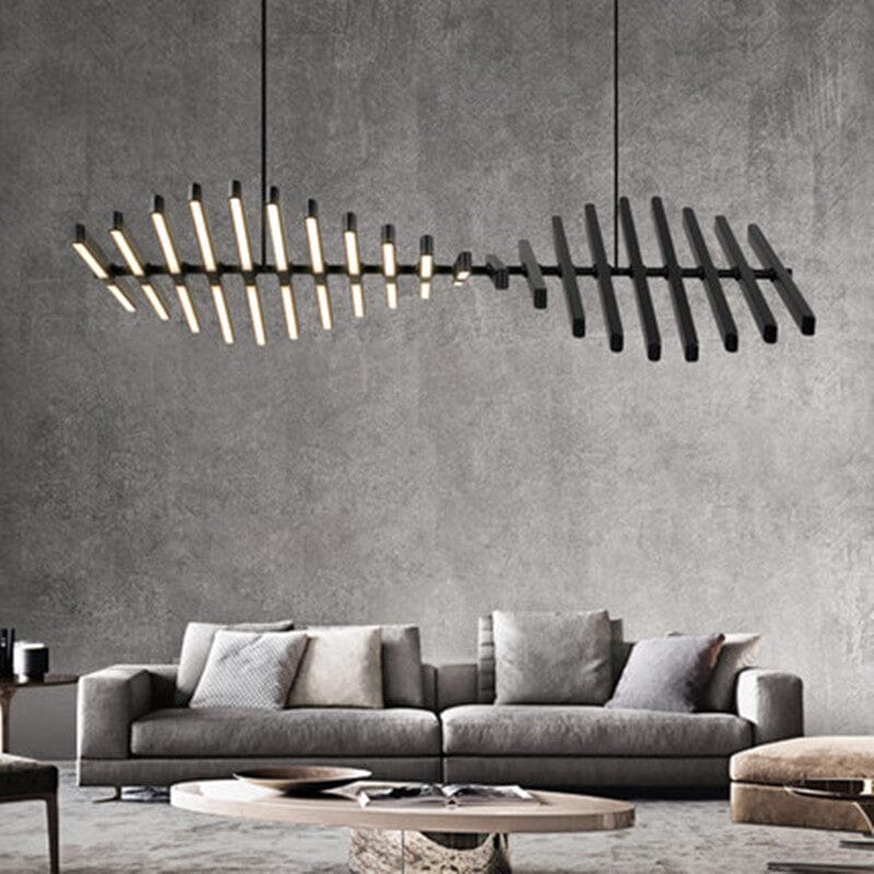 Quillbone Remote Controlled Chandelier — Independent Adjustable Bulbs