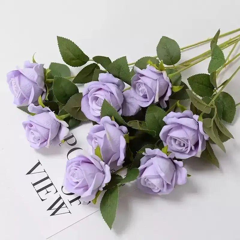 Rosas de veludo DECOVEL — Flores artificiais macias ao toque e realistas