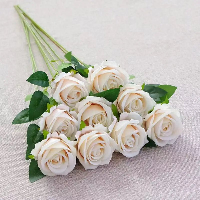 Rosas de veludo DECOVEL — Flores artificiais macias ao toque e realistas