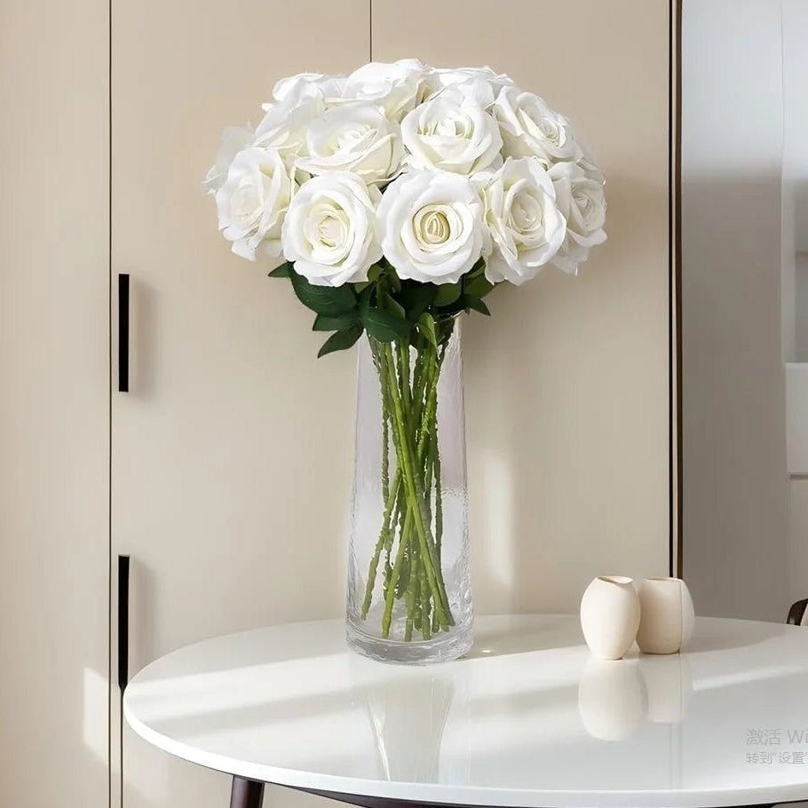 Rosas de veludo DECOVEL — Flores artificiais macias ao toque e realistas