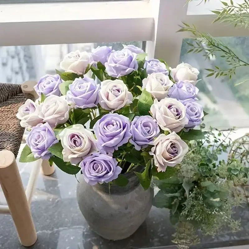 Rosas de veludo DECOVEL — Flores artificiais macias ao toque e realistas