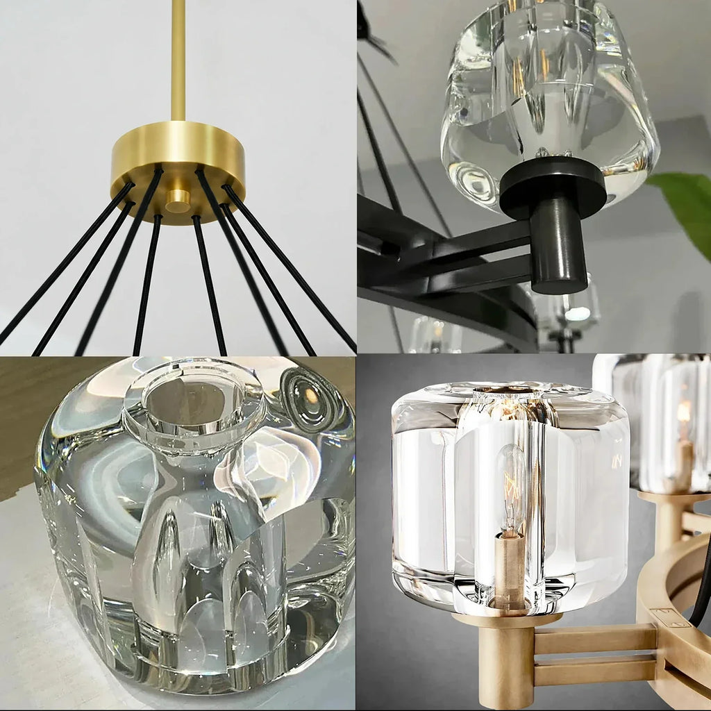 Demare Halo Crystal Ring Chandelier | wildoxy