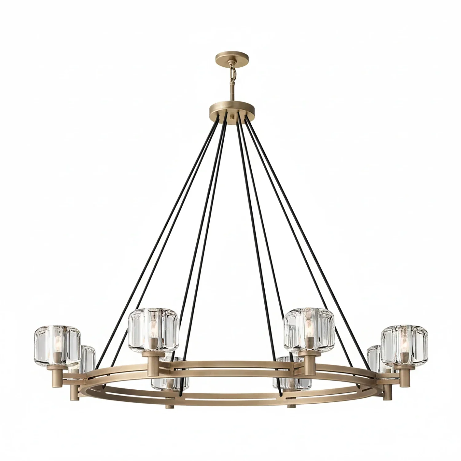 Demare Halo Crystal Ring Chandelier | wildoxy