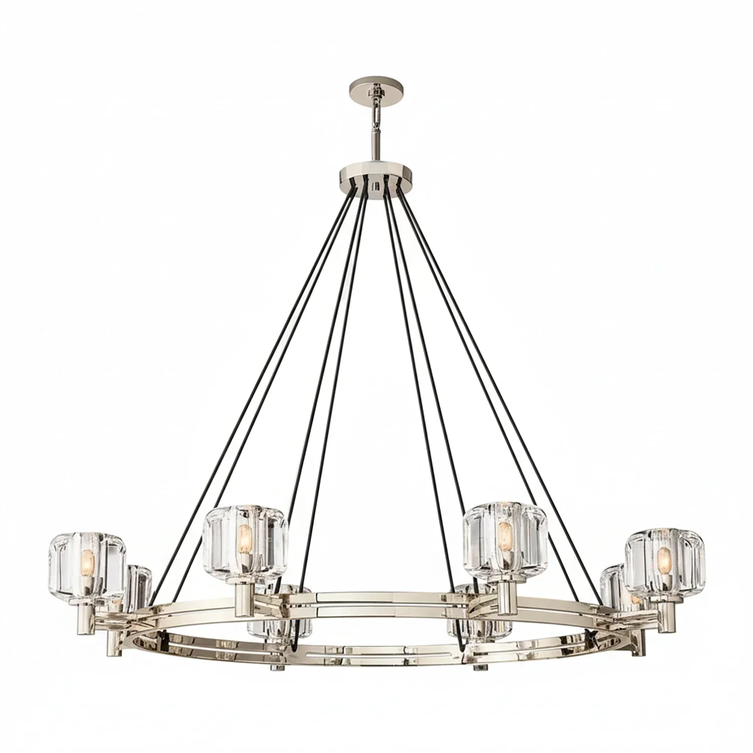 Demare Halo Crystal Ring Chandelier | wildoxy