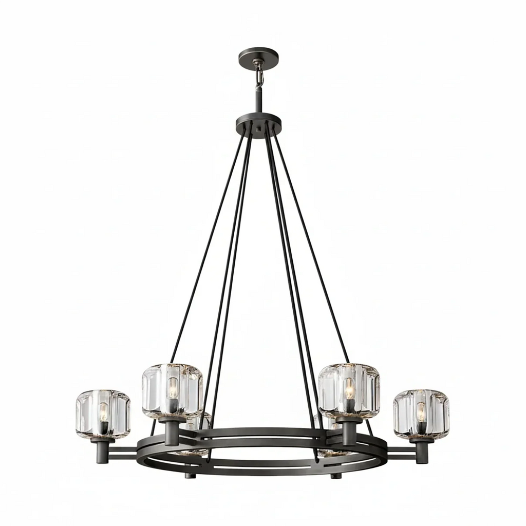 Demare Halo Crystal Ring Chandelier | wildoxy