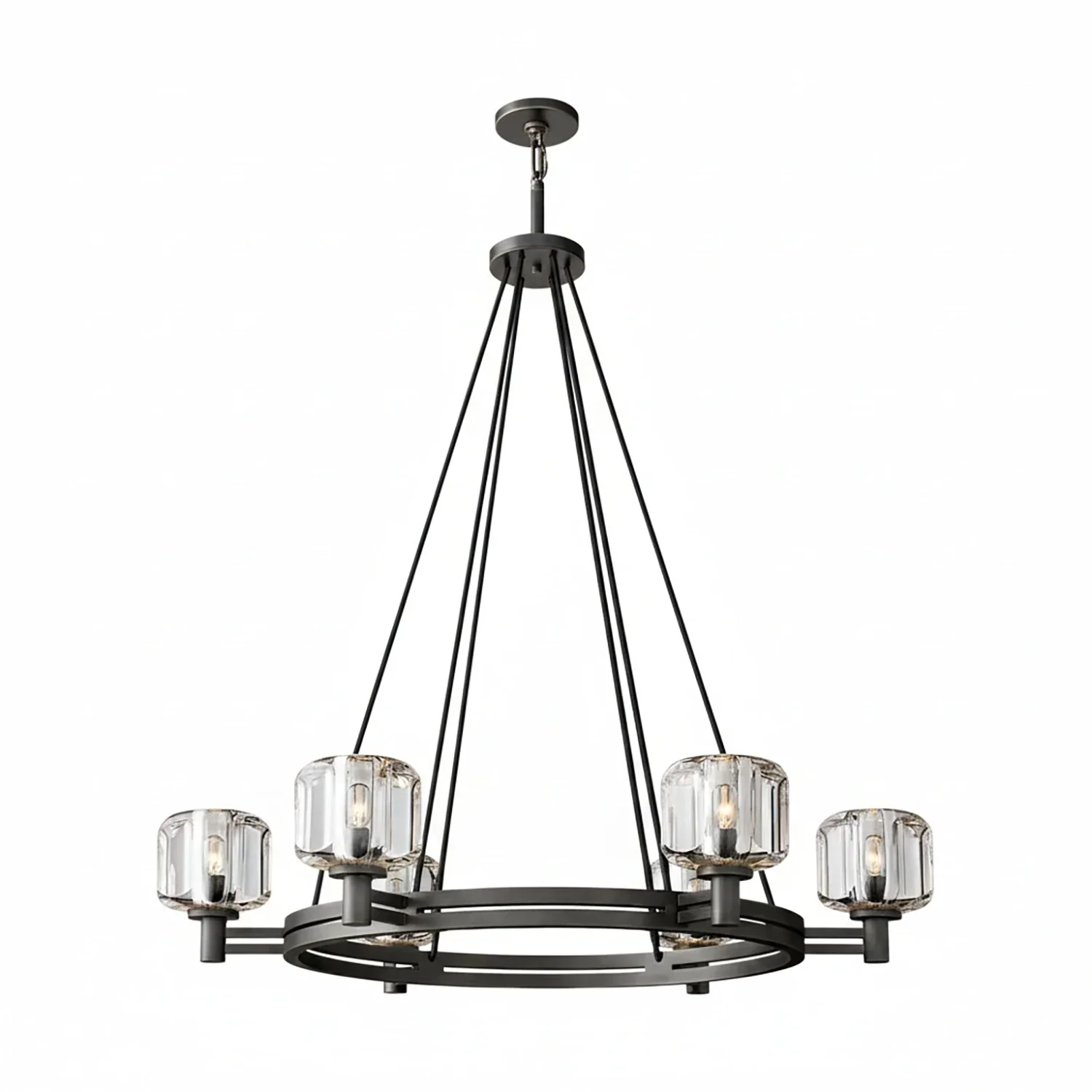 Demare Halo Crystal Ring Chandelier | wildoxy