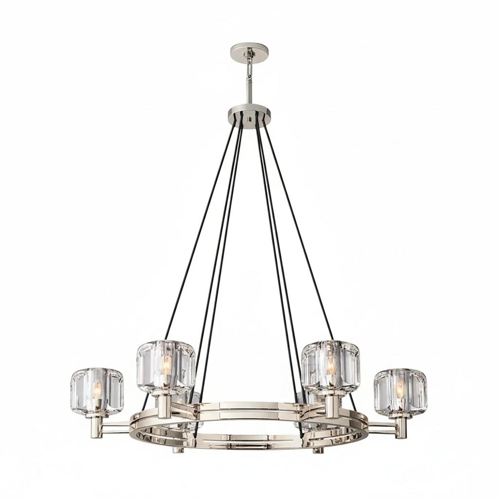 Demare Halo Crystal Ring Chandelier | wildoxy