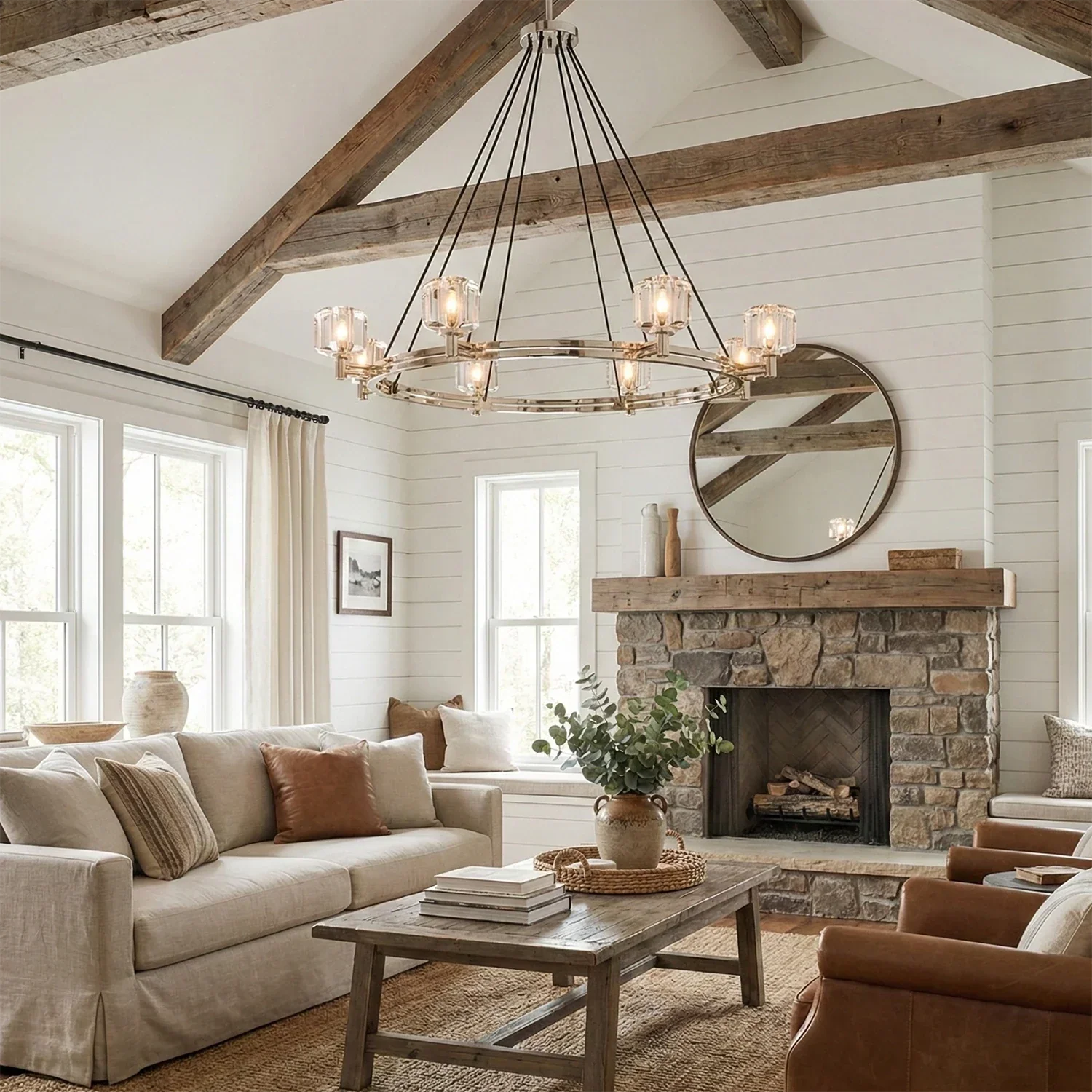 Demare Halo Crystal Ring Chandelier | wildoxy