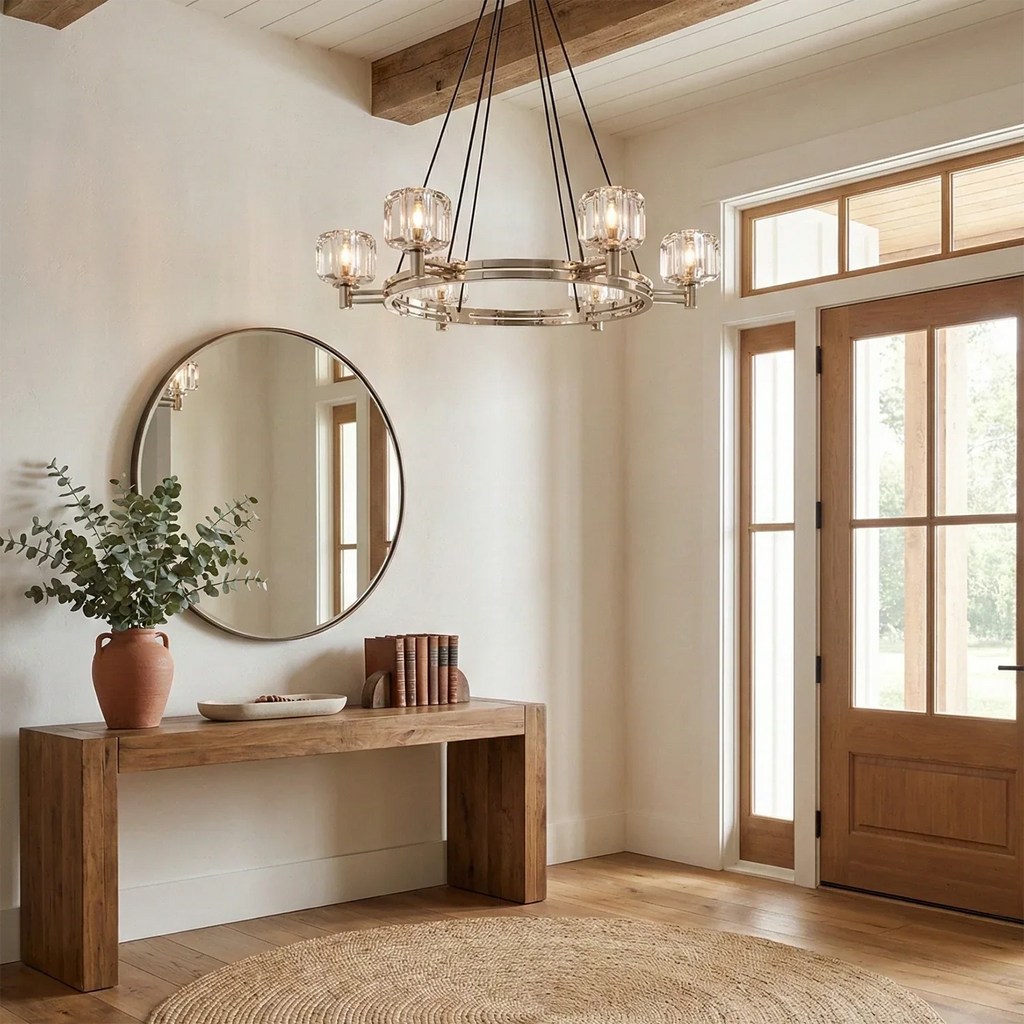 Demare Halo Crystal Ring Chandelier | wildoxy