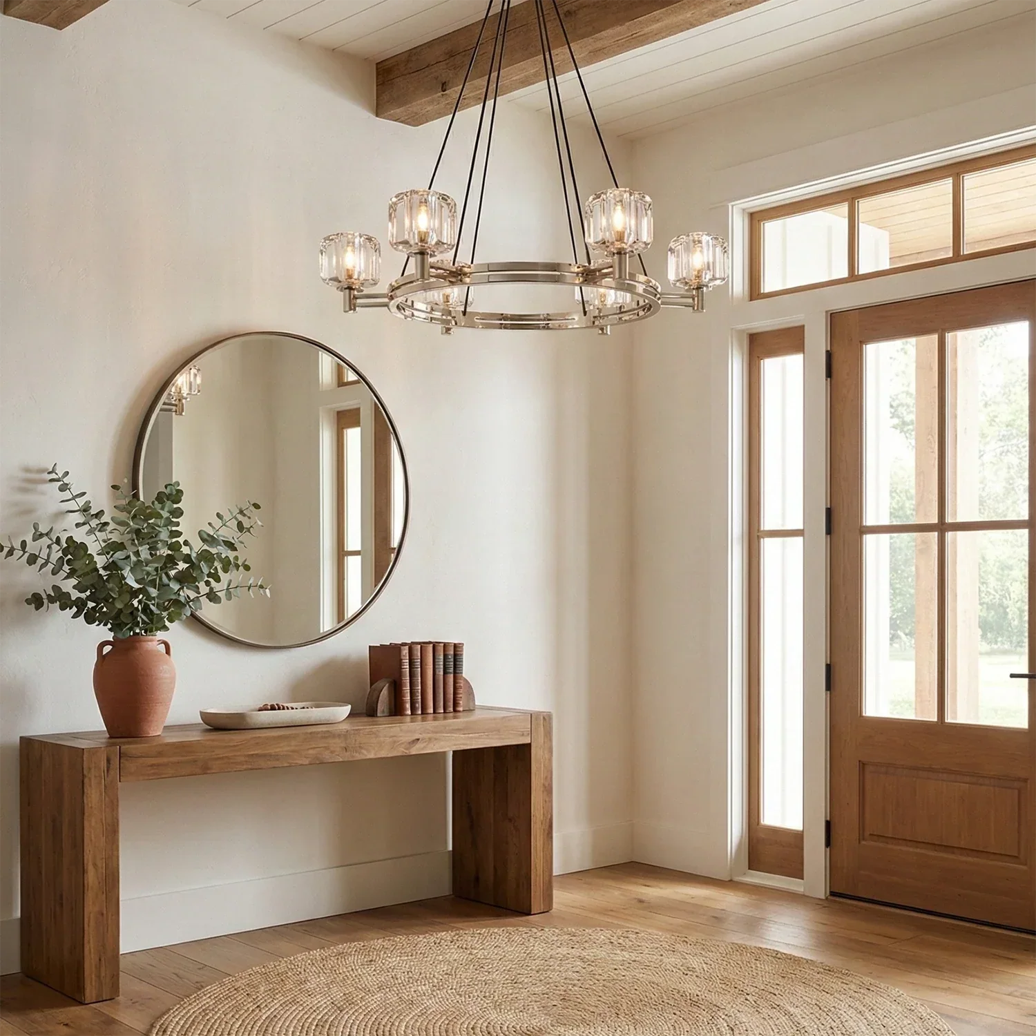 Demare Halo Crystal Ring Chandelier | wildoxy
