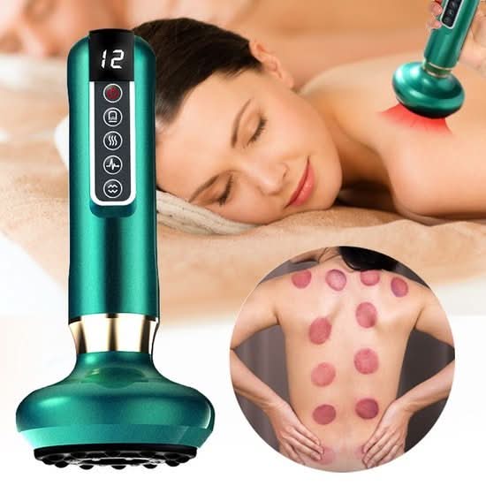 Dispositivo de massagem anticelulite Dermaglow — Terapia de sucção e calor, apoio à circulação
