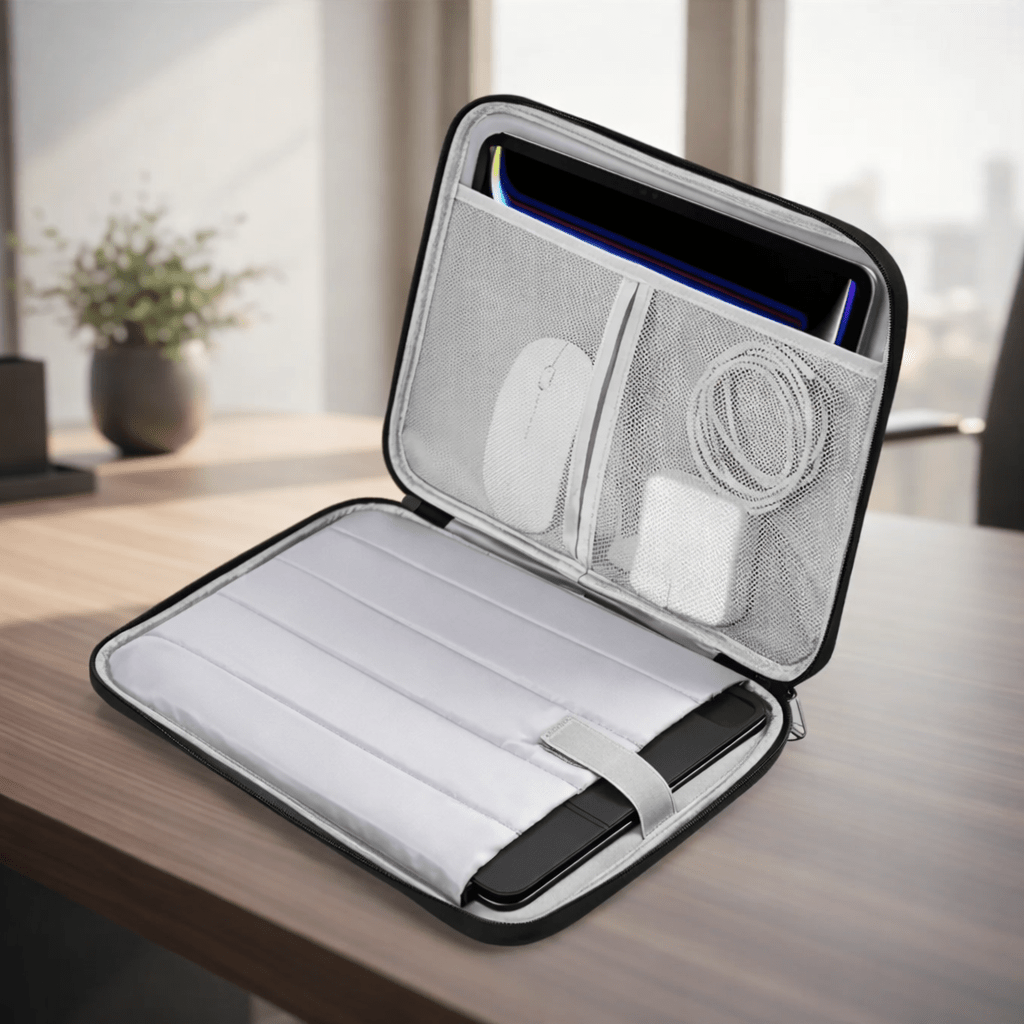 Husă de laptop impermeabilă și rezistentă la șocuri DeviceVault — protecție subțire și elegantă