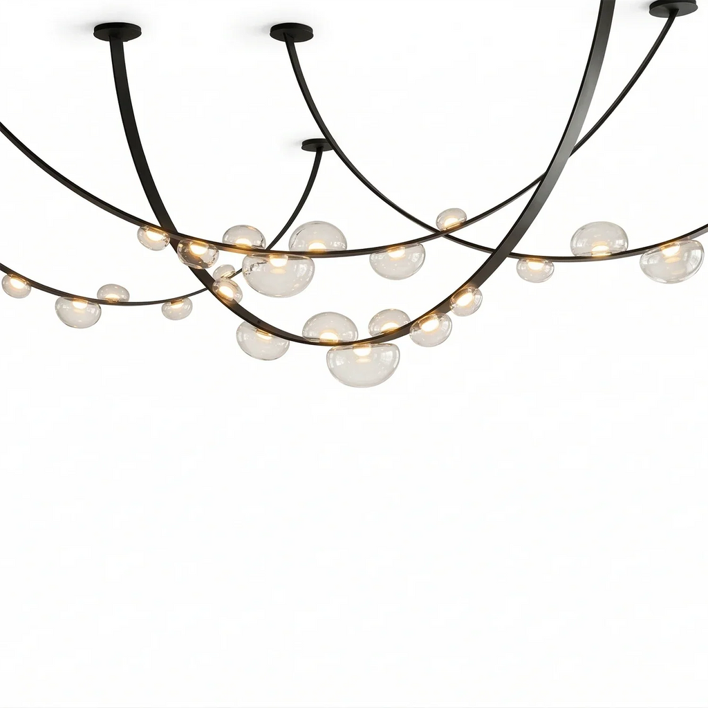 Dew Aura Leather-Strap Glass Pendant | wildoxy