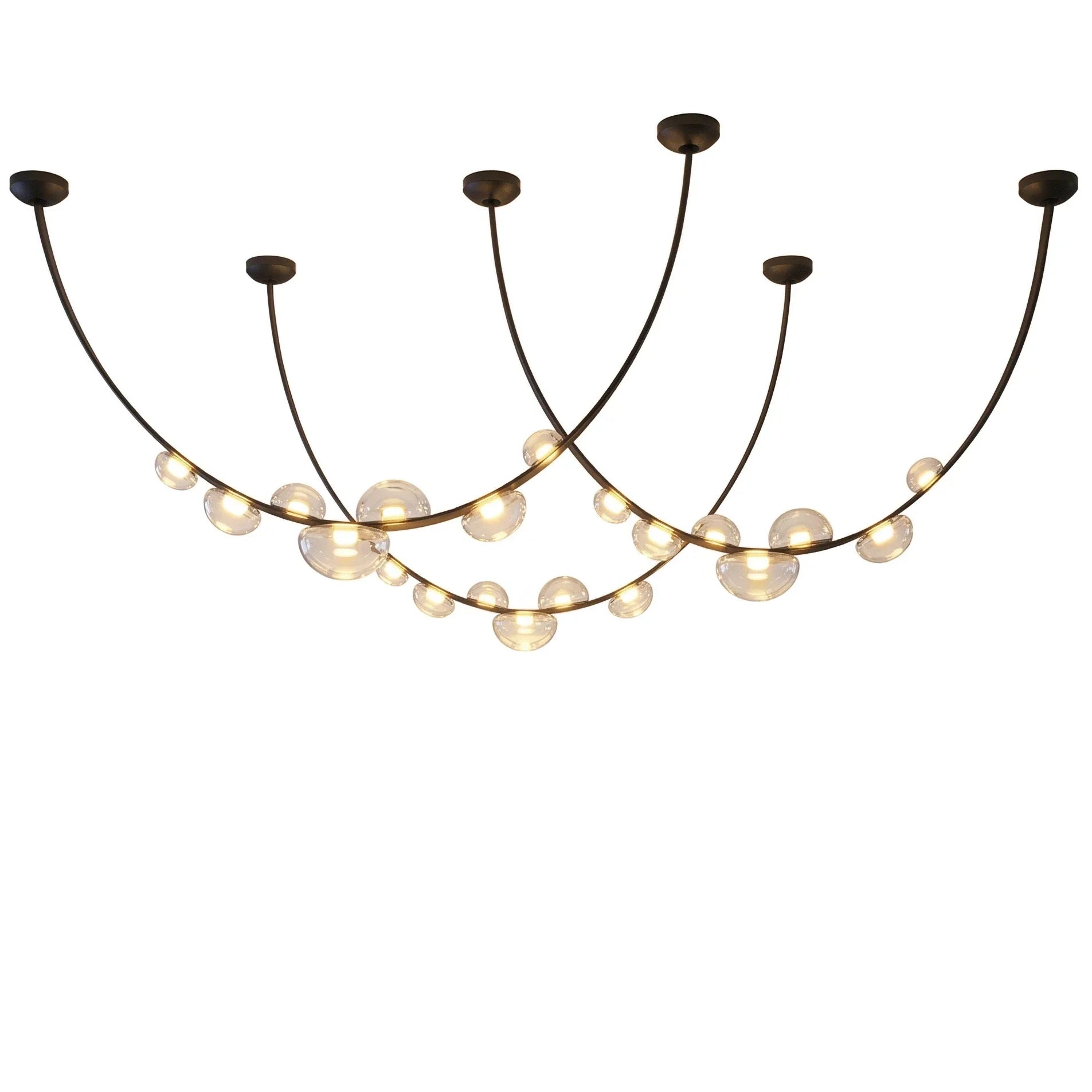Dew Aura Leather-Strap Glass Pendant | wildoxy