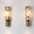 Marble Copper Wall Light LED E27 Natural Stone - Wildoxy
