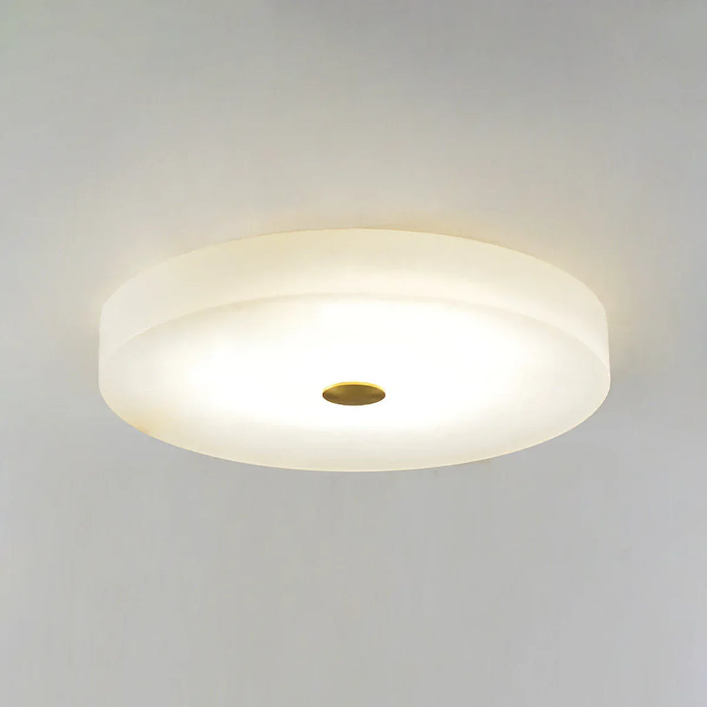 Disc Shaped Sophie Alabaster Ceiling Lamp | wildoxy