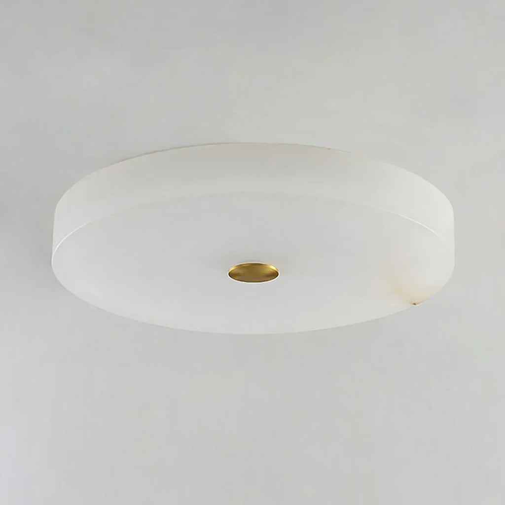 Disc Shaped Sophie Alabaster Ceiling Lamp | wildoxy