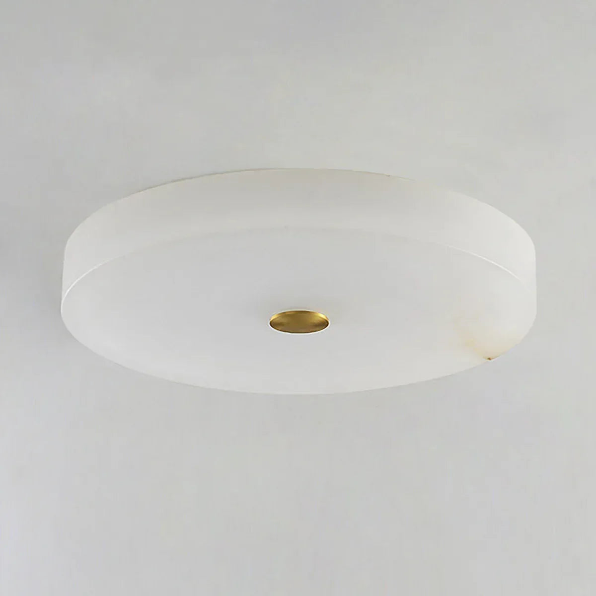 Disc Shaped Sophie Alabaster Ceiling Lamp | wildoxy
