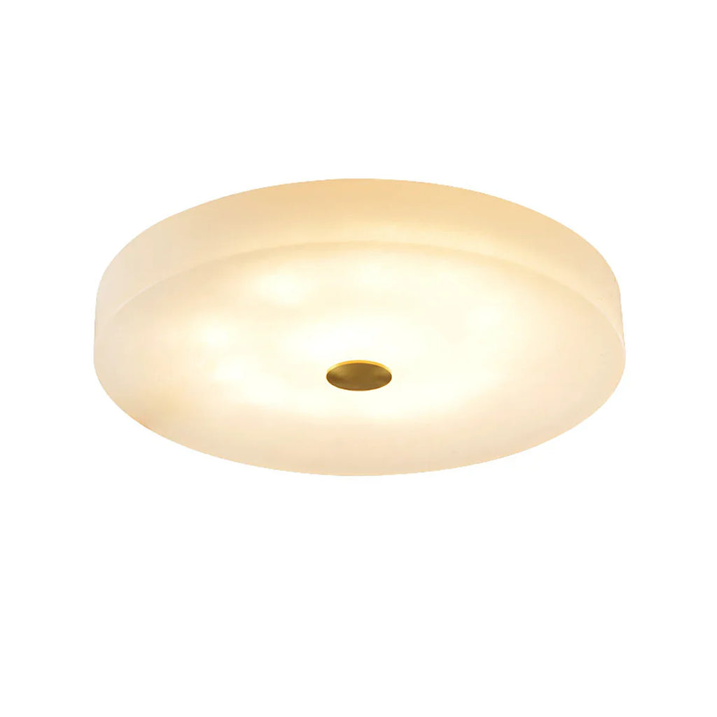 Disc Shaped Sophie Alabaster Ceiling Lamp | wildoxy