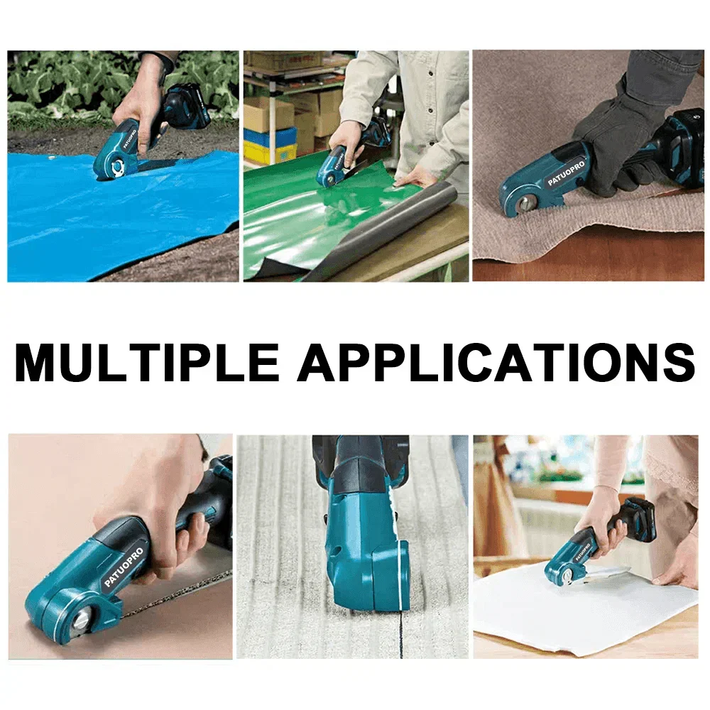 Dispozitiv de tăiat țesături fără fir DIYTRIX — tăieri rapide și precise, mâner ergonomic