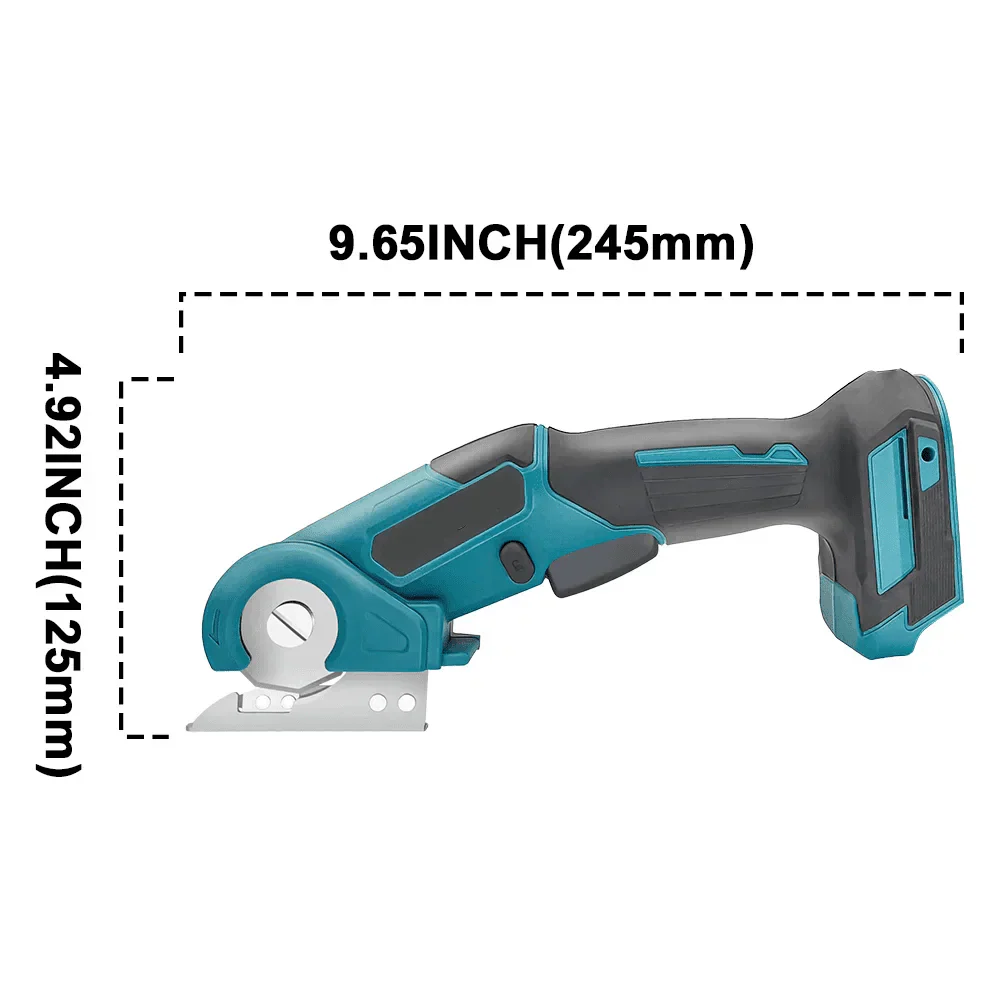 Dispozitiv de tăiat țesături fără fir DIYTRIX — tăieri rapide și precise, mâner ergonomic