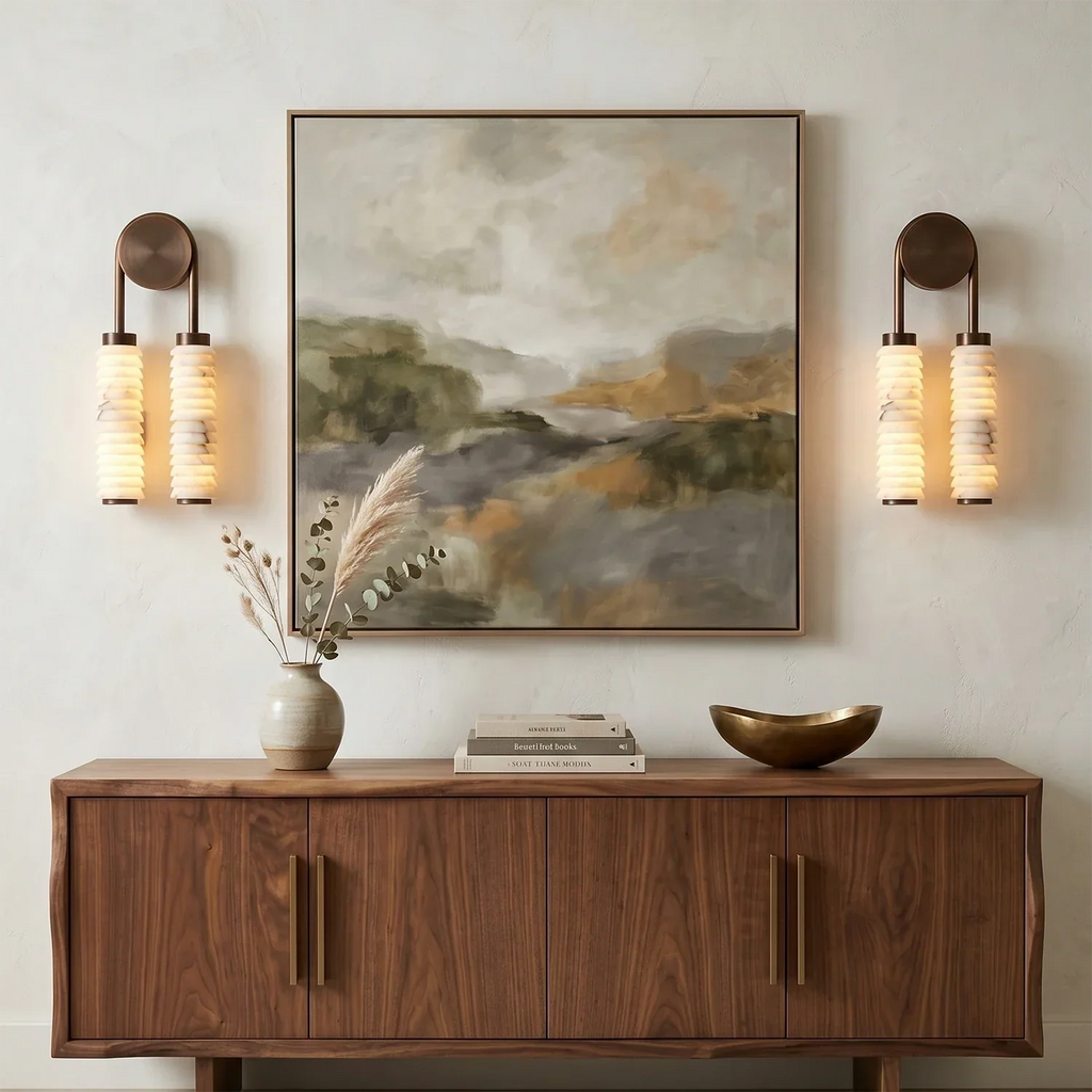 Spiral Alabaster Wall Lamp | wildoxy