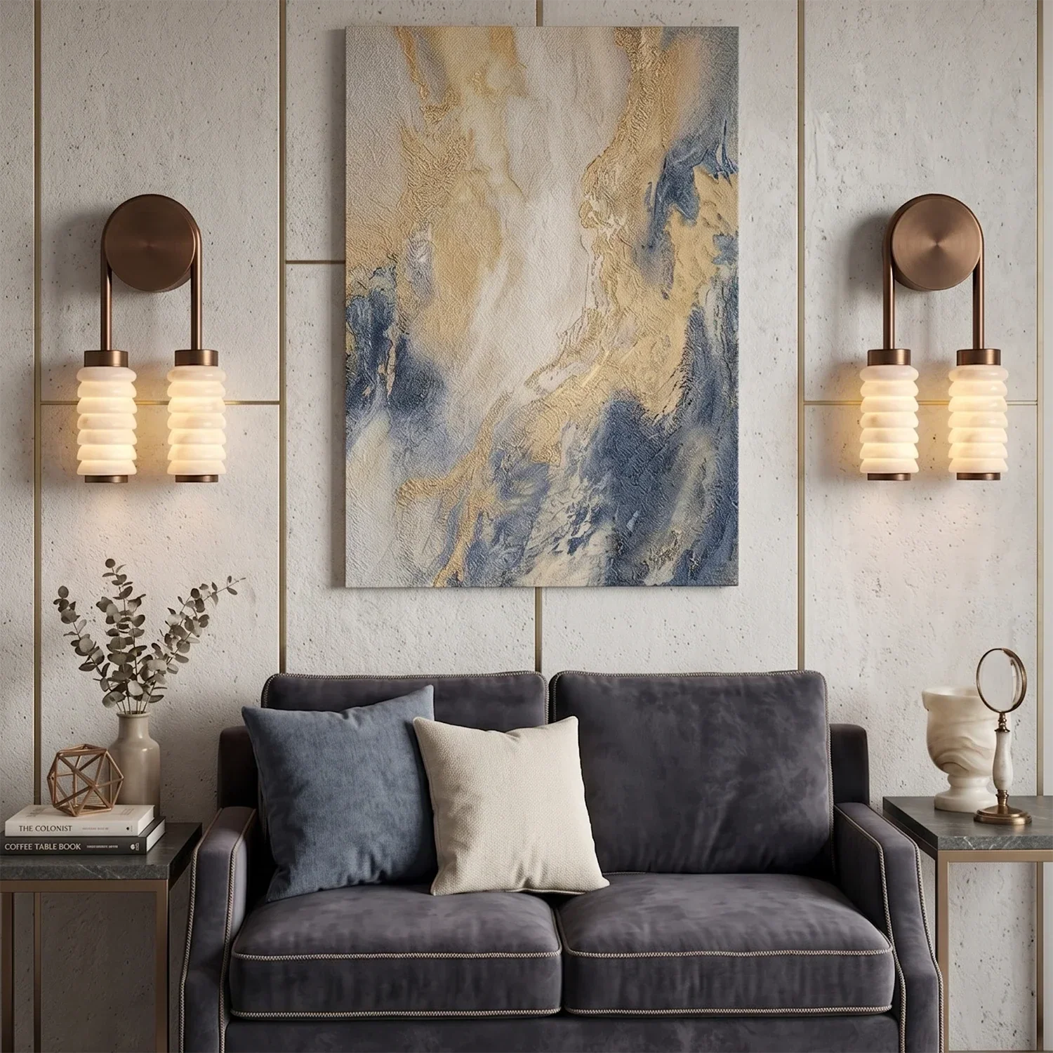 Spiral Alabaster Wall Lamp | wildoxy