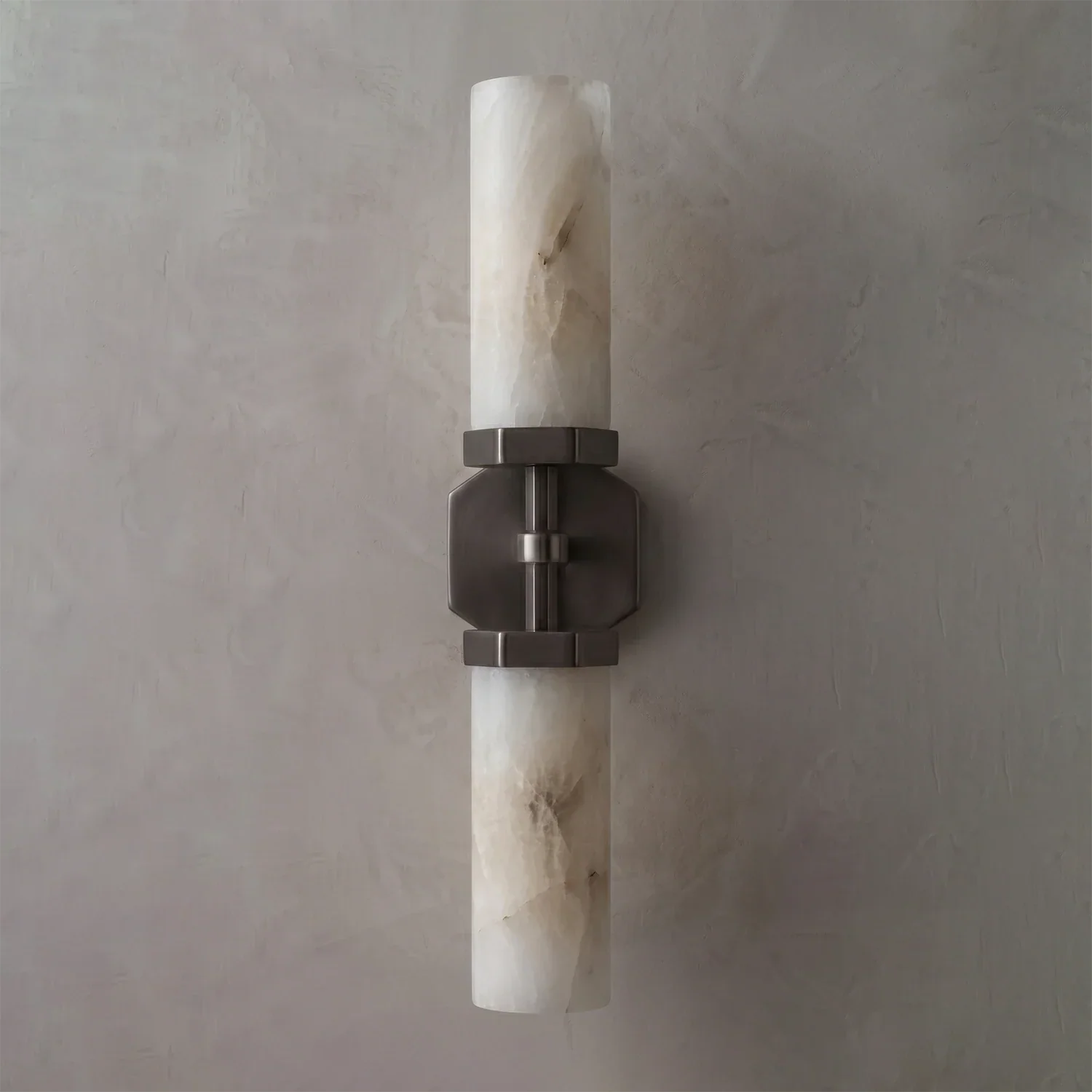 Double-Head Alabaster Wall Sconce | wildoxy