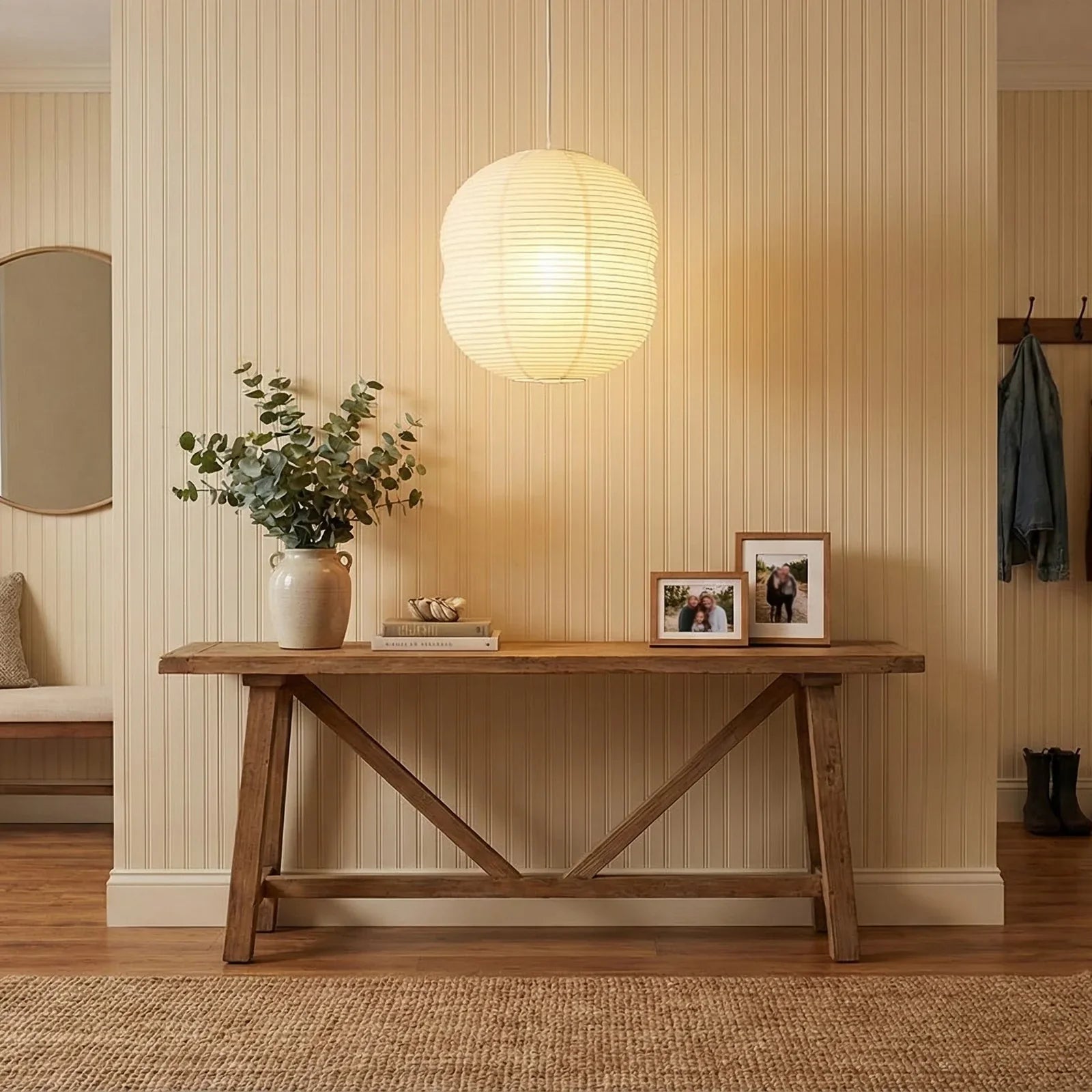 Akari Double Hemispherical Pendant Light | wildoxy