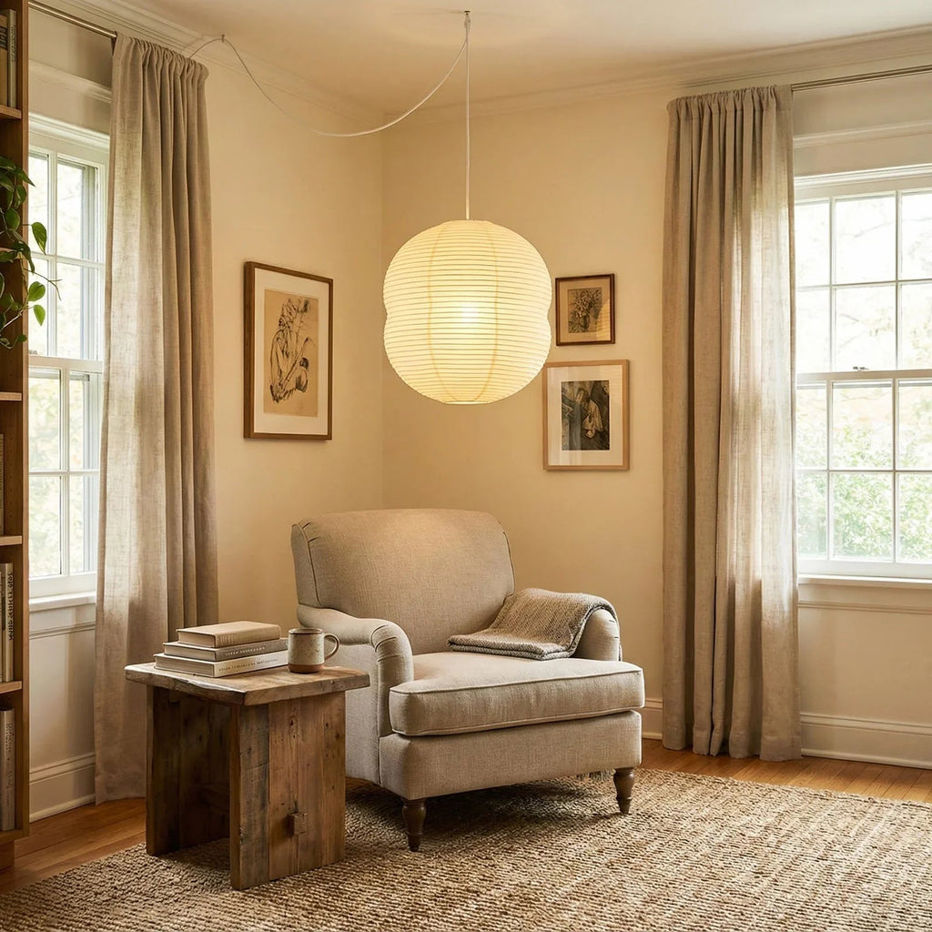 Akari Double Hemispherical Pendant Light | wildoxy