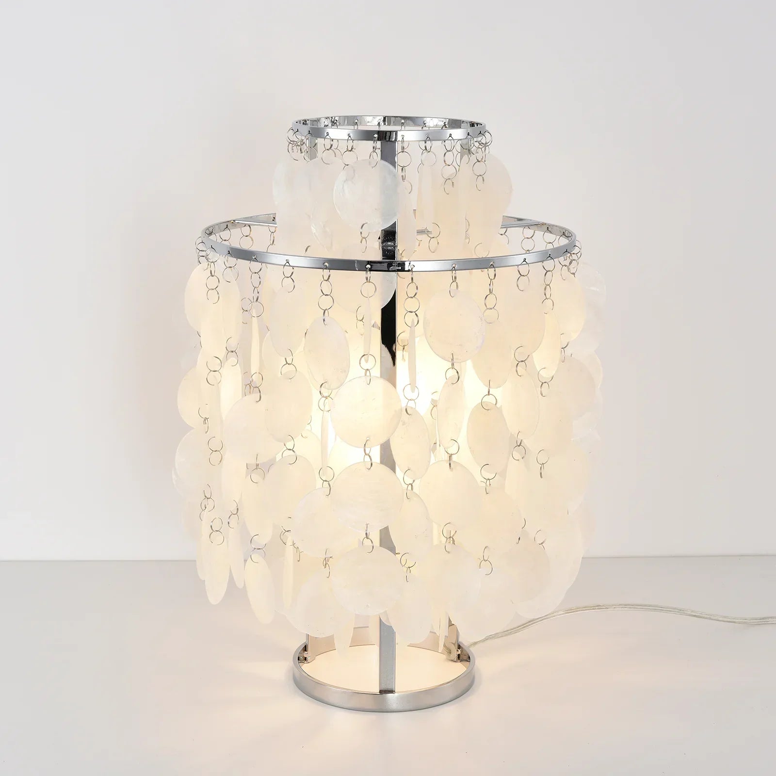 Double Layer Shell Table Lamp | wildoxy