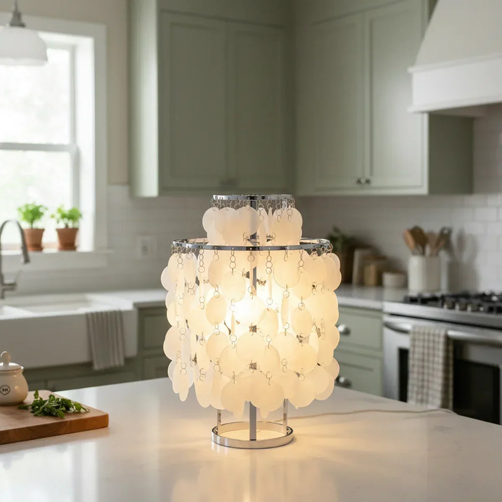 Double Layer Shell Table Lamp | wildoxy