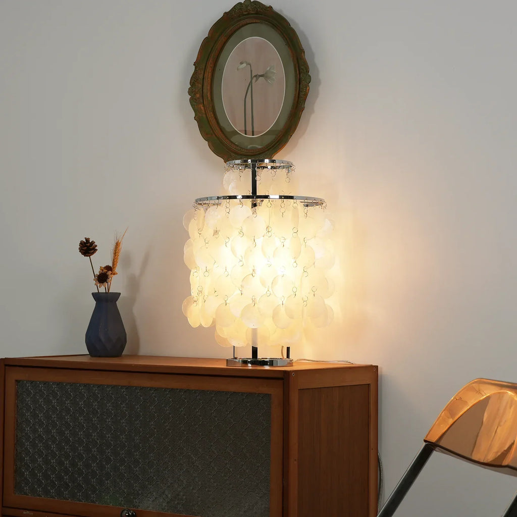 Double Layer Shell Table Lamp | wildoxy