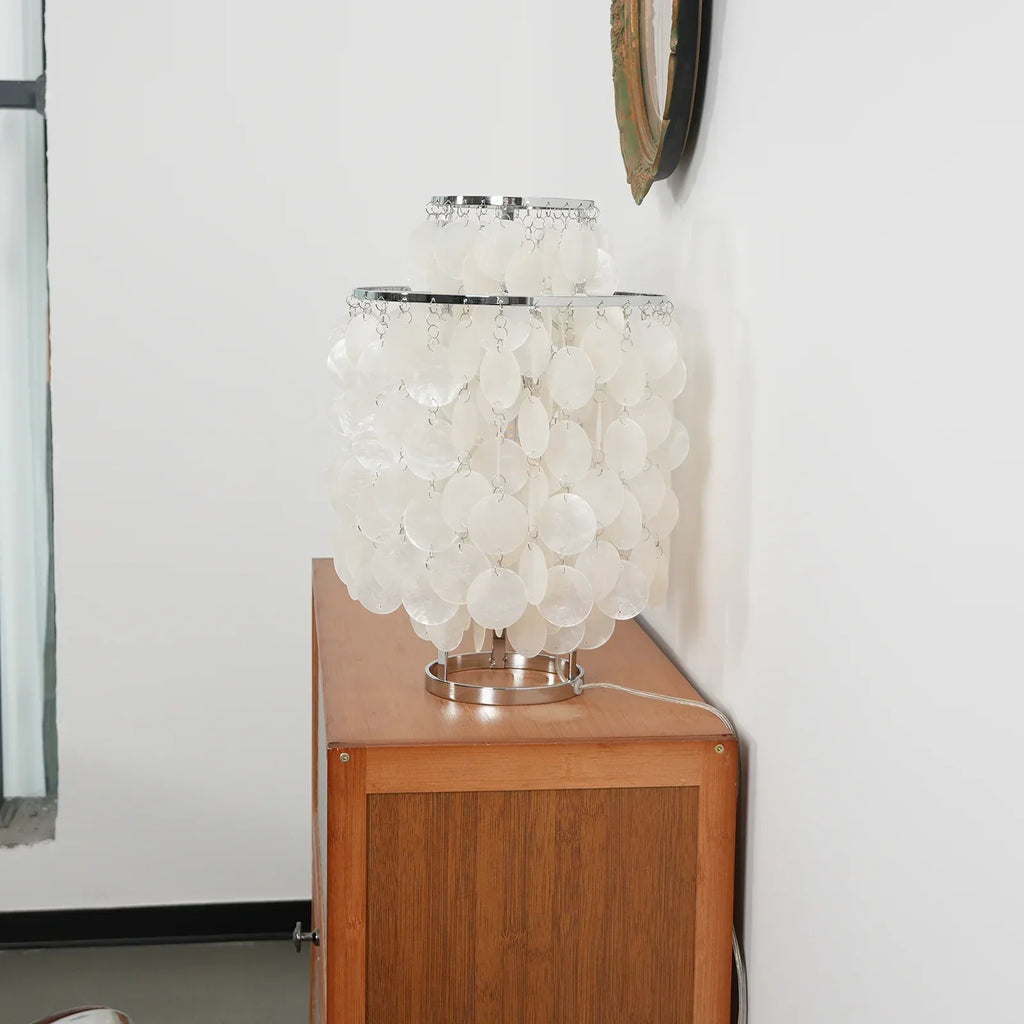 Double Layer Shell Table Lamp | wildoxy