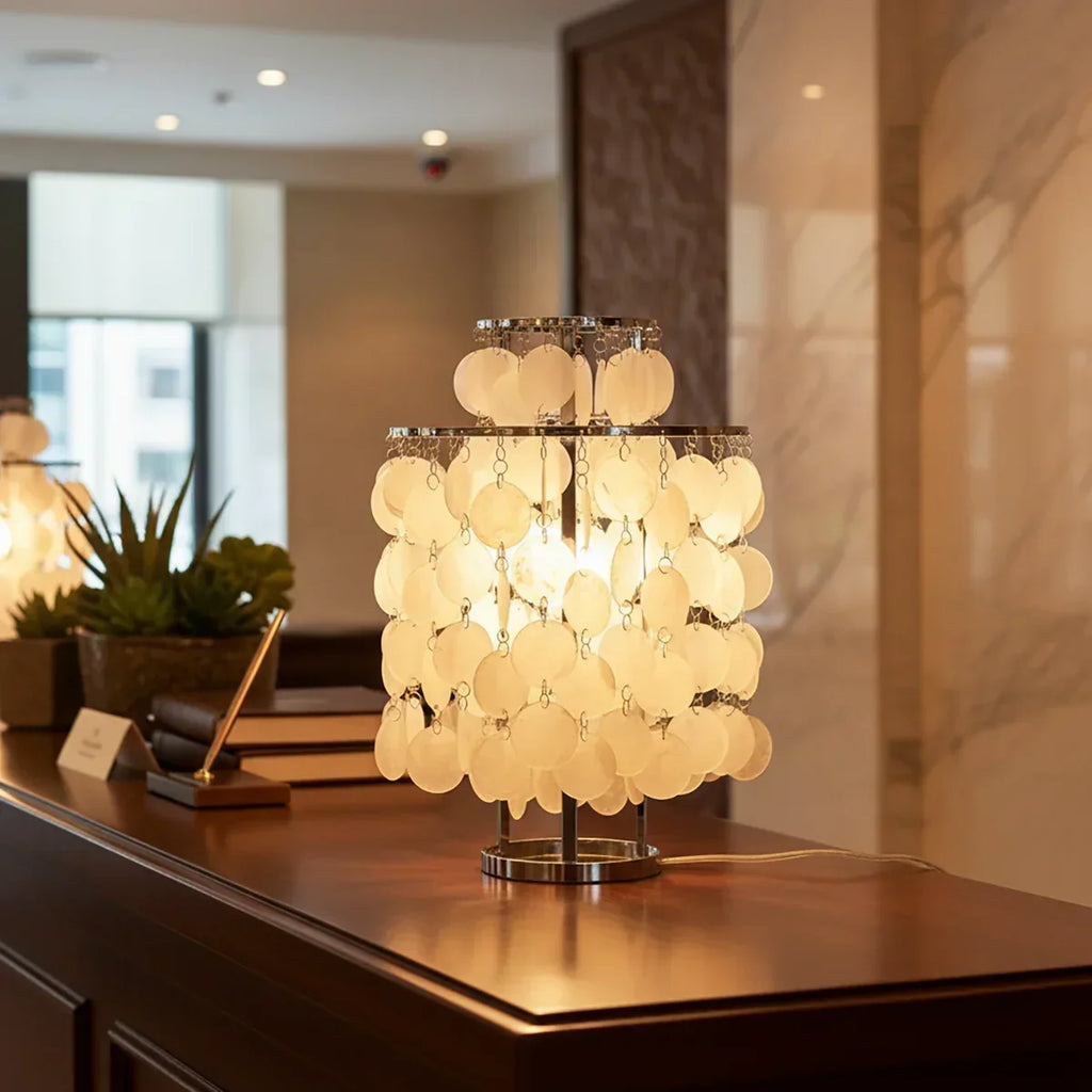 Double Layer Shell Table Lamp | wildoxy
