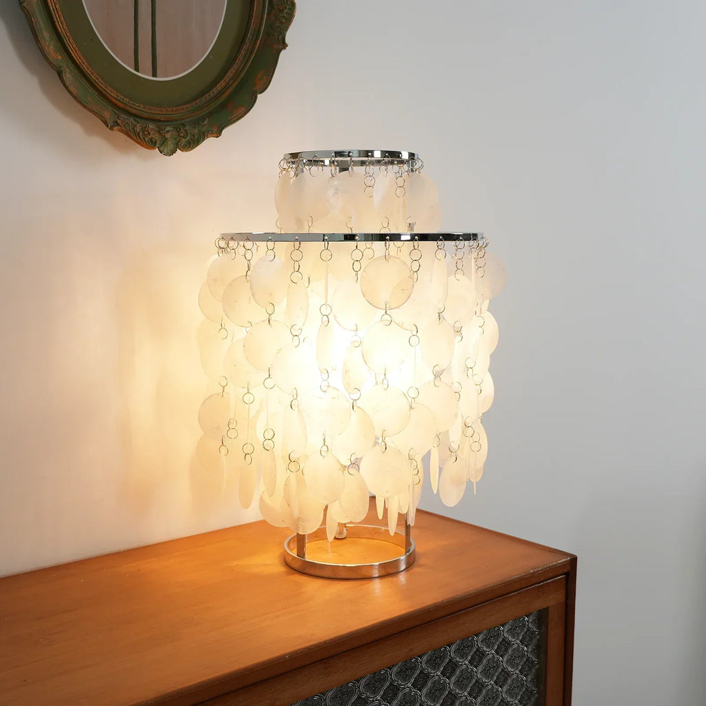 Double Layer Shell Table Lamp | wildoxy