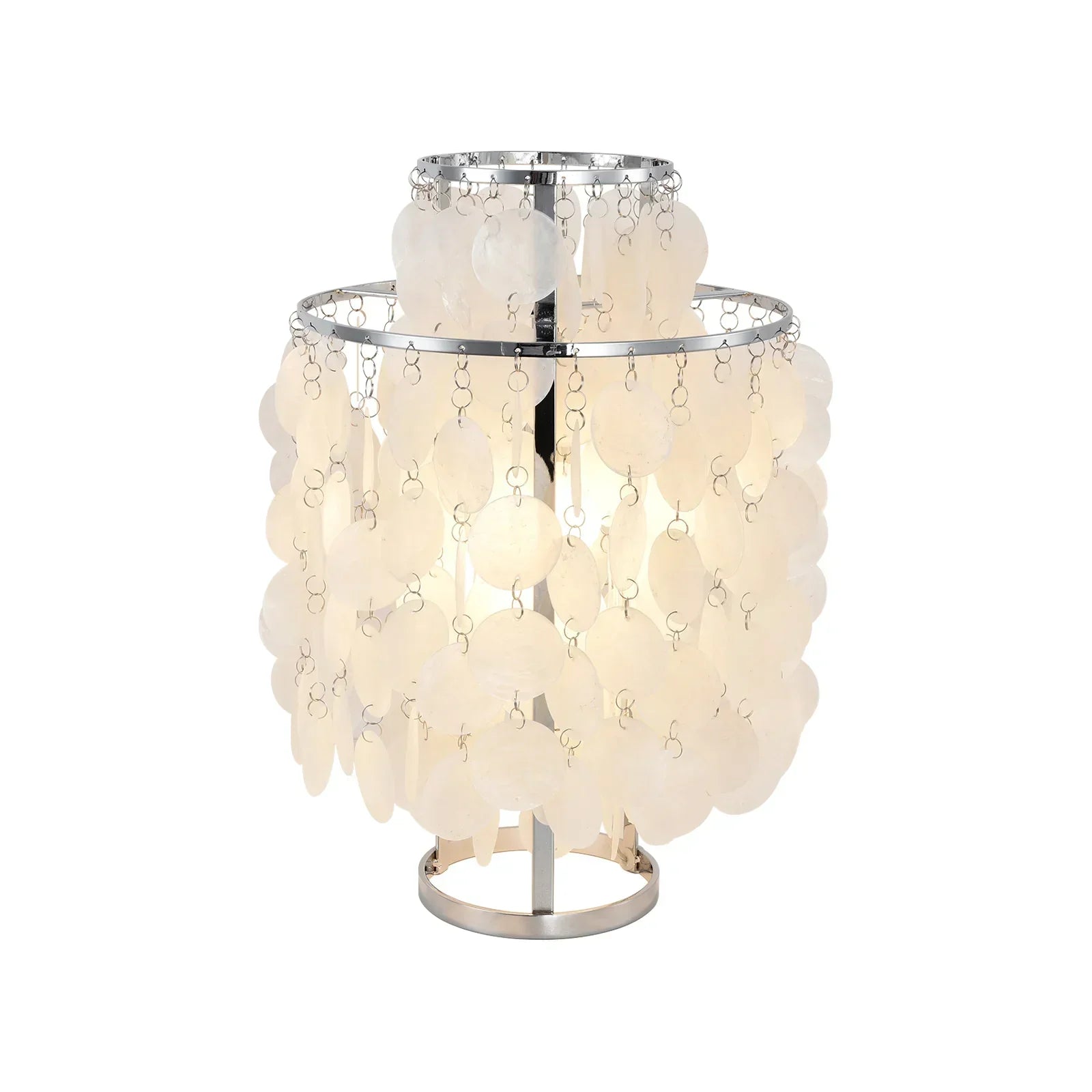 Double Layer Shell Table Lamp | wildoxy