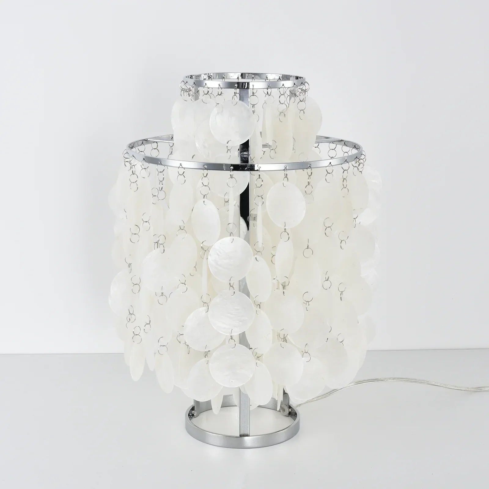 Double Layer Shell Table Lamp | wildoxy